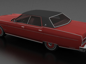 Marquis Brougham 4dr 1973 3D Модель