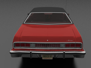 Marquis Brougham 4dr 1973 3D Модель