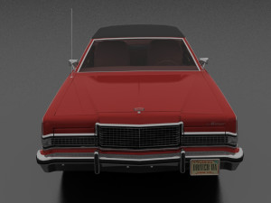 Marquis Brougham 4dr 1973 3D Модель