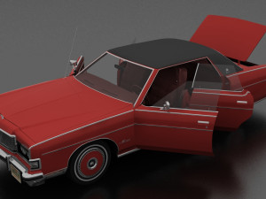 Marquis Brougham 4dr 1973 3D Модель