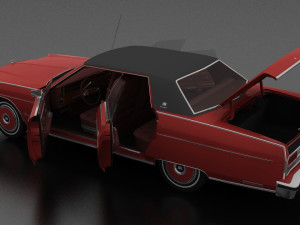 Marquis Brougham 4dr 1973 3D Модель