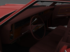 Marquis Brougham 4dr 1973 3D Модель