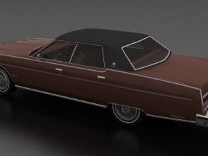 Marquis Brougham 4dr 1974 Model 3D