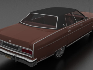 Marquis Brougham 4dr 1974 Model 3D