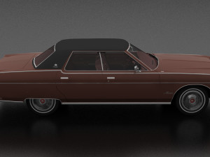 Marquis Brougham 4dr 1974 Model 3D