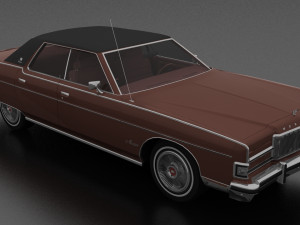 Marquis Brougham 4dr 1974 Model 3D