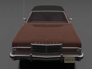 Marquis Brougham 4dr 1974 Model 3D
