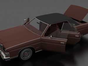Marquis Brougham 4dr 1974 Model 3D