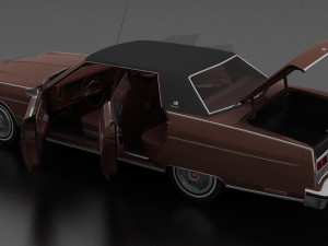 Marquis Brougham 4dr 1974 Model 3D