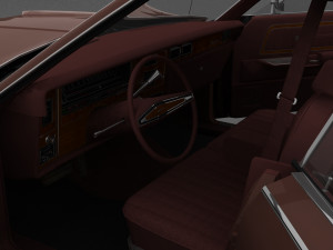 Marquis Brougham 4dr 1974 Model 3D