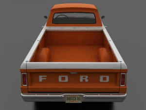 F-Series F-100 Styleside Pickup 1965 3D Model