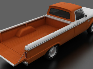 F-Series F-100 Styleside Pickup 1965 3D Model