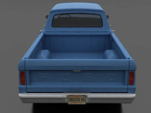 F-Series F-250 CrewCab Pickup 1965 3D Model