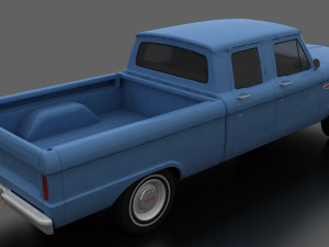 F-Series F-250 CrewCab Pickup 1965 Modelo 3D