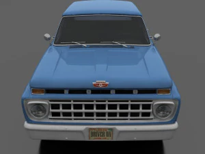 F-Series F-250 CrewCab Pickup 1965 3D Model