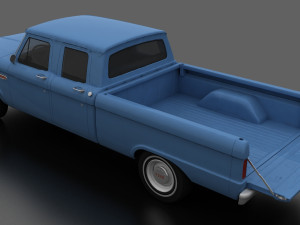 F-Series F-250 CrewCab Pickup 1965 Modelo 3D