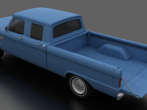 F-Series F-250 CrewCab Pickup 1965 3D Model
