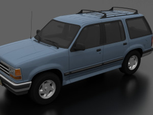 Explorer XLT 1991 3D Модель