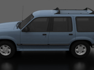 Explorer XLT 1991 Modelo 3D