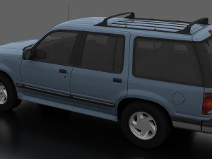 Explorer XLT 1991 Modelo 3D