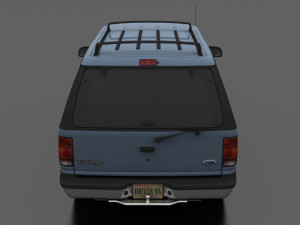 Explorer XLT 1991 Modelo 3D