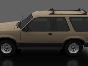 Explorer Sport 1991 3D Model
