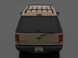 Explorer Sport 1991 3D Model