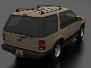 Explorer Sport 1991 3D Model