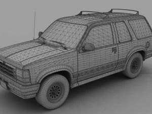 Explorador Esporte 1991 Modelo 3D