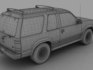 Explorer Sport 1991 3D Model