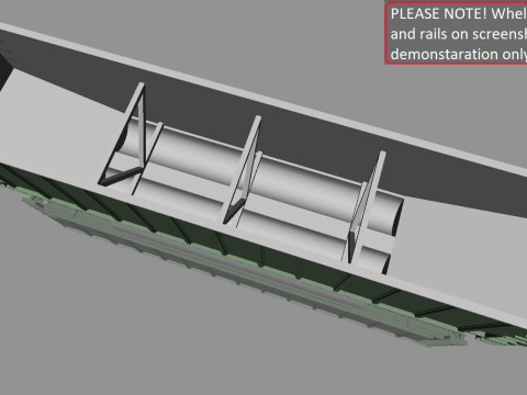 Bethgon Coalporter 1982 Coal Hopper printable in H0 Scale 3D 模型