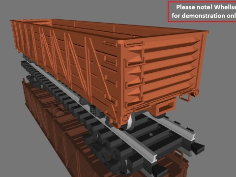 PRR Class G24 Gondola Composite Sides in H0 Scale 3D Print Model