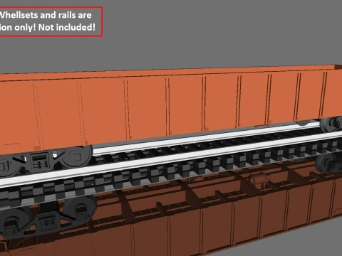 PRR Class G29 46 ft Gondola in H0 Scale 3D Print Model