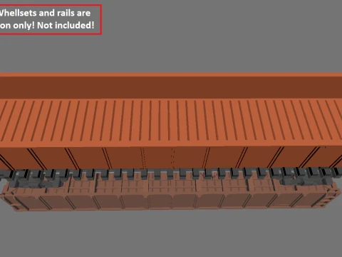 Cabinovia PRR Classe G29 da 46 piedi in scala H0 Modello di stampa 3D