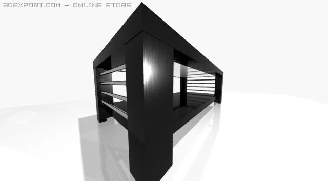 bklack table 3D Model .c4d .max .obj .3ds .fbx .stl .blend 