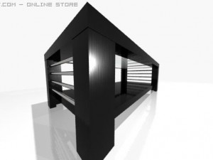 bklack table Modèle 3D