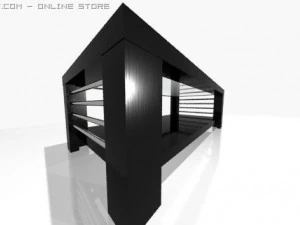bklack table 3D Model