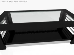 bklack table 3D Model