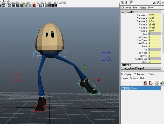 eggbertrig 3D Model .c4d .max .obj .3ds .fbx .stl .blend 