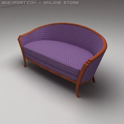 sofa Model 3D .c4d .max .obj .3ds .fbx .stl .blend 