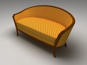 sofa 3D मॉडल