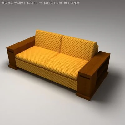 sofa 3D Model .c4d .max .obj .3ds .fbx .stl .blend 