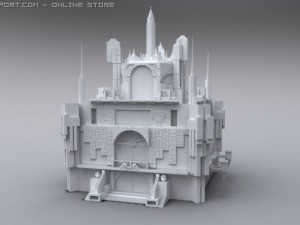 castle Modello 3D