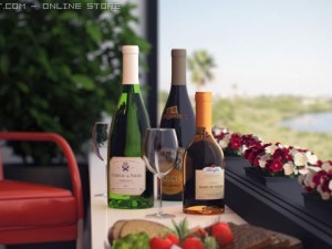hq details vol01 alcohol bottles Modelo 3D