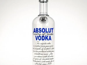 hq details vol01 alcohol bottles 3D Model
