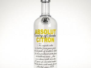 hq details vol01 alcohol bottles Modello 3D