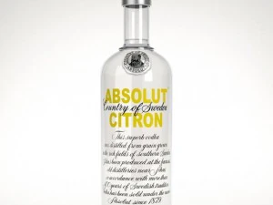 hq details vol01 alcohol bottles 3D Model