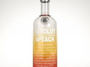 hq details vol01 alcohol bottles 3D Model