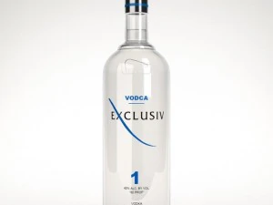 hq details vol01 alcohol bottles 3D Model