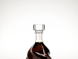 hq details vol01 alcohol bottles 3D Model